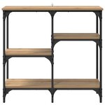 vidaXL Table console Chêne artisanal 80 x 29 x 75 cm Bois d'ingénierie
