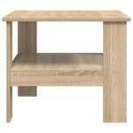 vidaXL Table basse Chêne Sonoma 57 x 55 x 45 cm Bois d'ingénierie