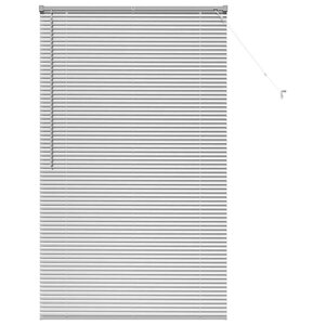 vidaXL Store de Fenêtre avec des rideaux Argent Aluminium