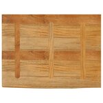vidaXL Dessus de table à bord vivant 90x60x2 5 cm bois massif manguier