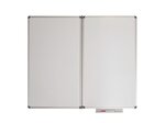 Tableau blanc triptique standard, 100x60 cm gris MAUL