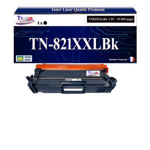 T3AZUR- Toner compatible avec Brother TN 821 XXL pour Brother HL-L9430CDN  HL-L9470CDN  MFC-L9630CDN  MFC-L9670CDN Noir