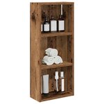 vidaXL Armoire murale de salle de bain Bois ancien 30 x 14 x 70 cm