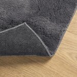 vidaXL Tapis HUARTE à poils courts doux et lavable anthracite 80x250cm