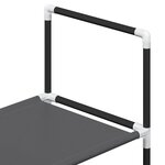 vidaXL Étagère à chaussures 4 niveaux 44x28x77 cm tissu non-tissé