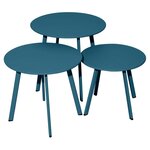 Table basse de jardin en acier massai 45 cm
