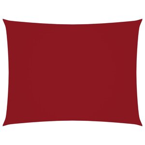 vidaXL Voile de parasol Tissu Oxford rectangulaire 2x3 m Rouge