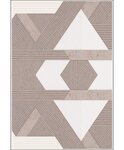 Tapis de salon ZINO 80 x 150 cm - Beige