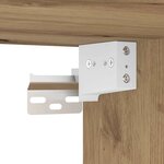 vidaXL Meubles TV muraux 3 Pièces chêne artisanal bois d'ingénierie
