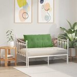 vidaXL Coussin de Dos Vert clair 100 x 50 cm Tissu en velours côtelé