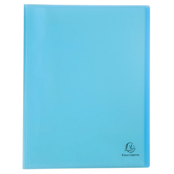 Protège-documents En Polypropylène Semi Rigide Chromaline Pastel 80 Vues - A4 - Bleu Pastel - X 10 - Exacompta