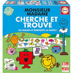Jeu de société - Cherche et trouve - Monsieur Madame - Memory - Dès 4 ans - Educa