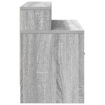 vidaXL Tables de chevet avec tiroir 2 Pièces sonoma gris 51x31x47 cm