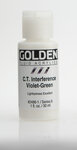 Peinture Acrylic FLUIDS Golden IX 30ml Interference Violet Vert