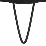vidaXL Buffet Noir 34 5x34x90 cm Bois d'ingénierie