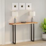 vidaXL Dessus de table 180x30x2 5 cm rectangulaire bois massif acacia