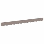 vidaXL Lambrequin de rechange pour 2 5 m Gris clair Polyester
