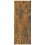 vidaXL Table console Chêne fumé 78x30x80 cm Bois d'ingénierie