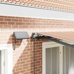 vidaXL Auvent Rétractable Multicolore 350 x 250 cm tissu