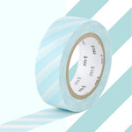 Masking Tape MT rayures aqua - stripe mint blue