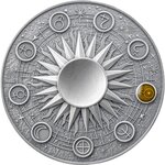 Pièce de monnaie en Argent 10 Cedis g 62.2 (2 oz) Millésime 2025 Solar System URANUS