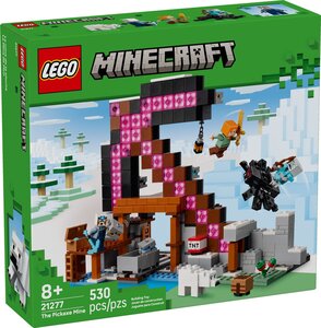 LEGO Minecraft - La Mine en Forme de Pioche - Set de Construction 21277 pour Enfants