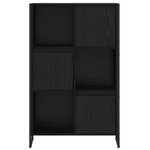 vidaXL Bibliothèque Chêne noir 68 x 30 x 108.5 cm Bois d'ingénierie