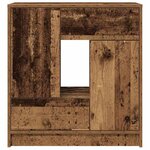 vidaXL Buffet avec tiroirs et portes vieux bois 70 5x34x74 5 cm