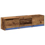 vidaXL Meuble TV Bois ancien 165 x 34 x 40 cm Bois d'ingénierie