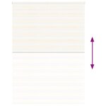 vidaXL Store zèbre beige marbré largeur du tissu 150 9 cm polyester