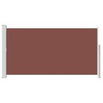 vidaXL Auvent latéral rétractable de patio 170x300 cm Marron