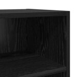 vidaXL Meuble TV Noir 69.5 x 30 x 50 cm Bois d'ingénierie
