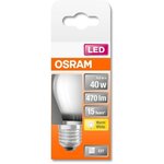 Osram ampoule led sphérique verre dépoli 4w=40 e27 chaud