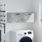 vidaXL Armoire murale gris béton 100x36 5x35 cm bois d'ingénierie