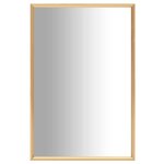 vidaXL Miroir Doré 60x40 cm
