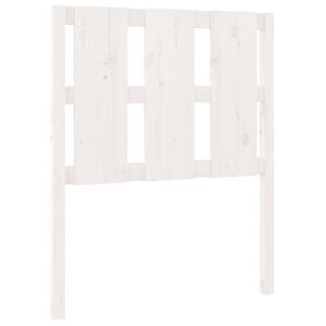 vidaXL Tête de lit Blanc 80 5x4x100 cm Bois massif de pin