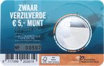 Pays-Bas 200 ans du sauvetage en mer aux Pays-Bas - 5 Euros Coincard BU 2024
