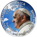 Pièce de monnaie en Argent 1 Dollar g 31.1 (1 oz) Millésime 2025 A HUG GIVES HOPE