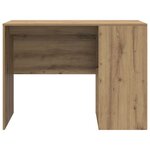vidaXL Bureau chêne artisanal 102 x 50 x 75 cm Bois d'ingénierie