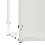 vidaXL Portant de bois chauffage blanc 25x25x60 cm