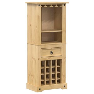 vidaXL Casier à vin Corona 56x35x134 5 cm bois massif de pin