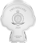 Pièce de monnaie en Argent 2 Dollars g Millésime 2024 Chibi KANG THE CONQUEROR