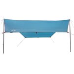 vidaXL Bâche de camping bleu 430x380x210 cm imperméable