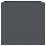 vidaXL Jardinière anthracite 42x40x39 cm acier laminé à froid
