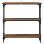 vidaXL Table console avec étagère Bois ancien 75 x 22.5 x 75 cm