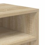 vidaXL Bibliothèque chêne sonoma 66x31x80 cm bois d'ingénierie