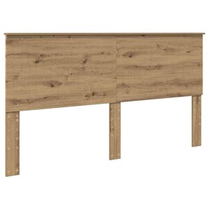 vidaXL Tête de lit Chêne artisanal 180 cm Bois d'ingénierie