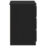 vidaXL Bureau Chêne noir 140 x 50 x 76 cm Bois d'ingénierie