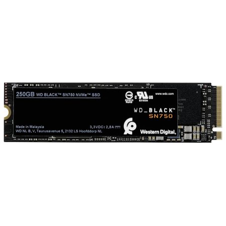 Sandisk wd black sn750 nvme ssd wdbrpg2500anc