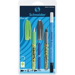 Set d'écriture avec 1 stylo à plume + 1 roller + 1 effaceur - motif aléatoire schneider